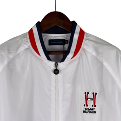 Tommy Hilfiger White Windbreaker Jacket