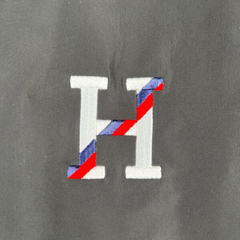 Tommy Hilfiger Black White and Red Windbreaker Jacket