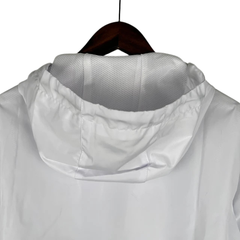 Tommy Hilfiger White and Black Windbreaker Jacket