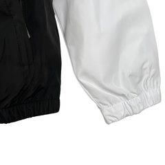 Tommy Hilfiger White and Black Windbreaker Jacket