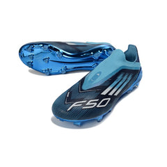 Adidas F50 Elite Laceless Blue and Black Firm Ground FG Football Boot
