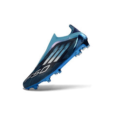 Adidas F50 Elite Laceless Blue and Black Firm Ground FG Football Boot