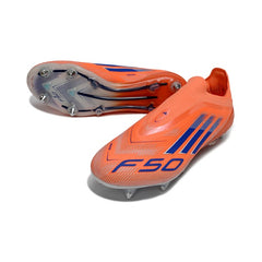 Adidas F50 Elite Laceless Coral Blaze Pack Mixed Studs SG Football Boot