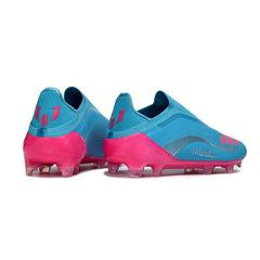 Adidas F50 Elite Laceless Messi Blue and Pink Firm Ground FG Football Boot