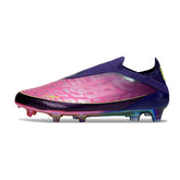 Adidas F50 Elite Laceless Pink and Purple Firm Ground FG Football Boot