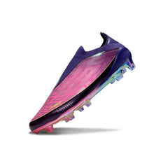 Adidas F50 Elite Laceless Pink and Purple Firm Ground FG Football Boot
