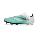 Adidas F50 Elite Laceless White Red and Green Firm Ground FG Football Boot
