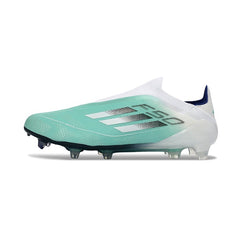 Adidas F50 Elite Laceless White Red and Green Firm Ground FG Football Boot
