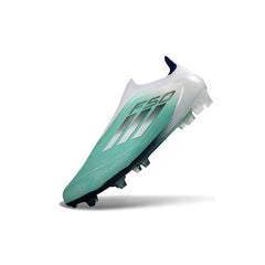 Adidas F50 Elite Laceless White Red and Green Firm Ground FG Football Boot