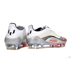 Adidas F50 Elite Messi White Pack Mixed Studs SG Football Boot