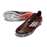 Adidas F50 Elite Laceless Brown and Red Mixed Studs SG Football Boot