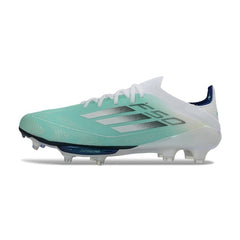 Adidas F50+ Elite White and Silver Firm Ground FG Football Boot