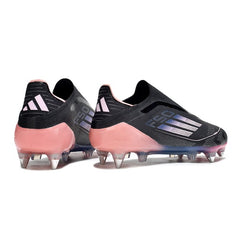 Adidas F50 Elite Without Laces Black and Pink Mixed Studs SG Kids Football Boot