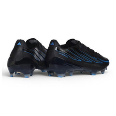 Adidas F50 Hyperfast EVO Elite Black and Blue Firm Ground FG Football Boot