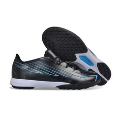 Adidas F50 Hyperfast Elite Black and Blue Turf TF Kids Football Boot