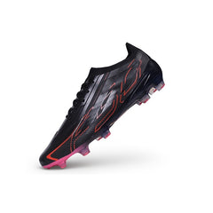 Adidas F50 Hyperfast Elite Black and Red Firm Ground FG Football Boot
