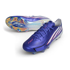 Adidas F50 Hyperfast EVO Elite Blue and White Firm Ground FG Football Boot