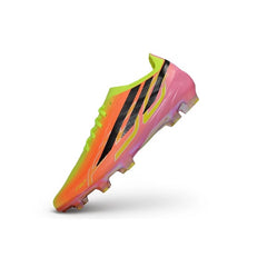 Adidas F50 Hyperfast Elite Pink and Yellow World Cup Firm Ground FG Football Boot