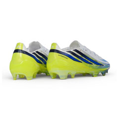 Adidas F50 Hyperfast EVO Elite White and Green Firm Ground FG Football Boot