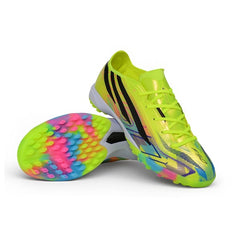 Adidas F50 Hyperfast Elite Yellow and Black Turf TF Kids Football Boot