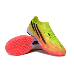 Adidas F50 Hyperfast Elite Yellow and Pink Turf TF Kids Football Boot