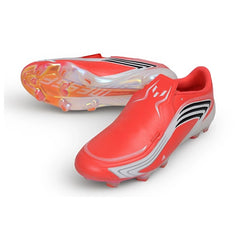 Adidas F50 Messi Elite Laceless Red and White Firm Ground FG Football Boot
