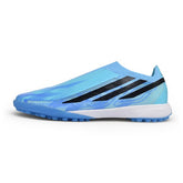 Adidas F50 Hyperfast Laceless Elite Light Blue Turf TF Football Boot