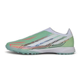 Adidas F50 Hyperfast Laceless Elite Light Green and White Turf TF Football Boot