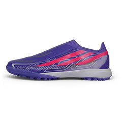 Adidas F50 Hyperfast Laceless Elite Purple and Pink Turf TF Football Boot