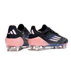 Adidas F50 Primeknit Elite Black and Pink Mixed Studs SG Football Boot