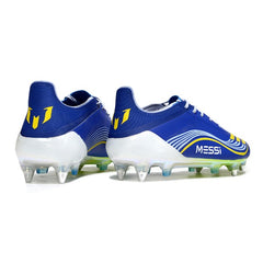 Adidas F50 Primeknit Elite Blue Mixed Studs SG Football Boot Messi