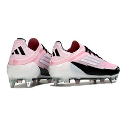 Adidas F50 Primeknit Elite Light Pink and Black Mixed Studs SG Football Boot