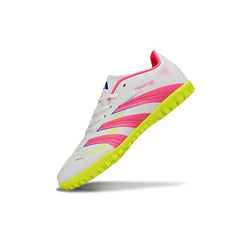 Adidas Predator 25 Elite Pink, White and Yellow Turf TF Football Boot