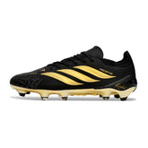 Adidas Predator 26 Elite Black and Golden Firm Ground FG Football Boot