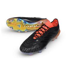 Adidas Predator 26 Elite Black and Orange Firm Ground FG Football Boot