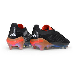 Adidas Predator 26 Elite Black and Orange Firm Ground FG Football Boot