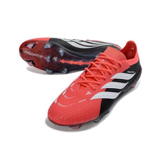 Adidas Predator 26 Elite Black and Red Firm Ground FG Football Boot