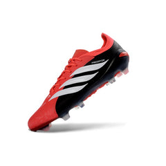 Adidas Predator 26 Elite Black and Red Firm Ground FG Football Boot