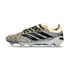 Adidas Predator 26 Elite Black, Beige and White Firm Ground FG Football Boot