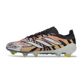 Adidas Predator 26 Elite Black White and Orange Firm Ground FG Football Boot