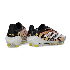 Adidas Predator 26 Elite Black White and Orange Firm Ground FG Football Boot