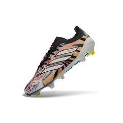Adidas Predator 26 Elite Black White and Orange Firm Ground FG Football Boot