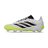 Adidas Predator 26 Elite Fluorescent Green, Black and White Firm Ground FG Football Boot