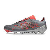 Adidas Predator 26 Elite Gray and Orange Firm Ground FG Football Boot