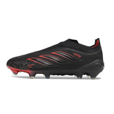 Adidas Predator 26 Elite Laceless Black and Red 1994 Pack Firm Ground FG Football Boot