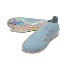 Adidas Predator 26 Elite Laceless Light Blue Firm Ground FG Football Boot