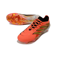 Adidas Predator 26 Elite Orange and Golden Firm Ground FG Football Boot