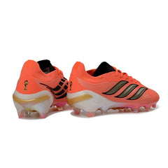 Adidas Predator 26 Elite Orange, Black and Golden Firm Ground FG Football Boot