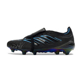 Adidas Predator 26 Elite Tongue Black and Blue Firm Ground FG Football Boot