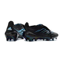 Adidas Predator 26 Elite Tongue Black and Blue Firm Ground FG Football Boot